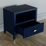 Прикроватная тумбочка с полкой Elsa Dreams Blue варинант исполнения - 2 | Loft Concept в Твери