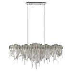 Люстра подвесная с металлическими дугами и длинными цепочками 115 см Atlantis Chain варинант исполнения - 11 | Loft Concept в Твери