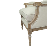 Кресло William Classical Armchair beige flax варинант исполнения - 4 | Loft Concept в Твери