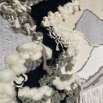 Панно ручная работа Черно-Белый Природный Орнамент  варинант исполнения - 3 | Loft Concept в Твери