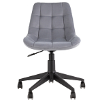 Мягкое компьютерное кресло Plushe Grey варинант исполнения - 3 | Loft Concept в Твери