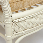 Комплект обеденный из ротанга Eloise grand white варинант исполнения - 11 | Loft Concept в Твери