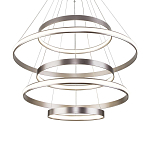 Люстра Light Ring Vertical Silver 5 колец серебро варинант исполнения - 2 | Loft Concept в Твери