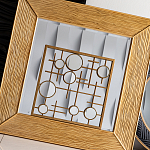 Зеркало квадратное в фактурной раме Pattern варинант исполнения - 5 | Loft Concept в Твери