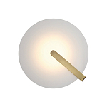 Потолочный светильник в форме плоского диска из белого матового стекла Eurofase варинант исполнения - 2 | Loft Concept в Твери