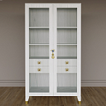 Дизайнерский шкаф витрина Elsa Dreams White с 4-мя ящиками варинант исполнения - 1 | Loft Concept в Твери