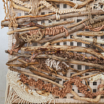 Большая Абстрактное Панно из веток и нитей Dryad Wall Art варинант исполнения - 5 | Loft Concept в Твери