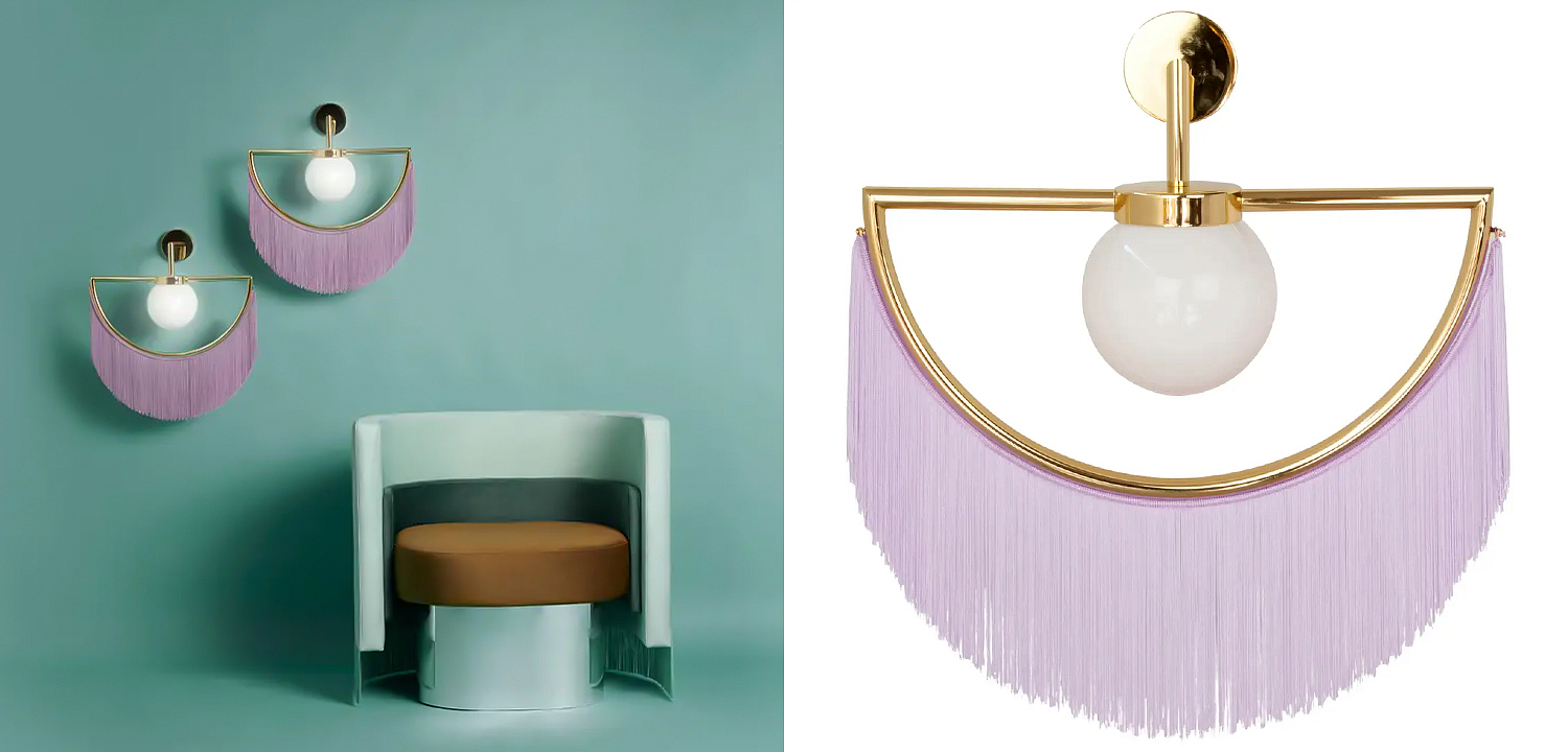 Бра Wink Wall Lamp by Masquespacio for Houtique Lila Бра Wink Wall Lamp by Masquespacio for Houtique Lila - Loft-Concept в Твери