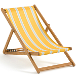 Шезлонг из акации и ткани Argentina варинант исполнения - 3 | Loft Concept в Твери