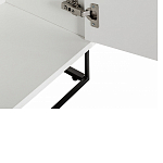 Стеллаж книжный белый с 3-мя открытыми полками и дверкой Strict Lines варинант исполнения - 4 | Loft Concept в Твери