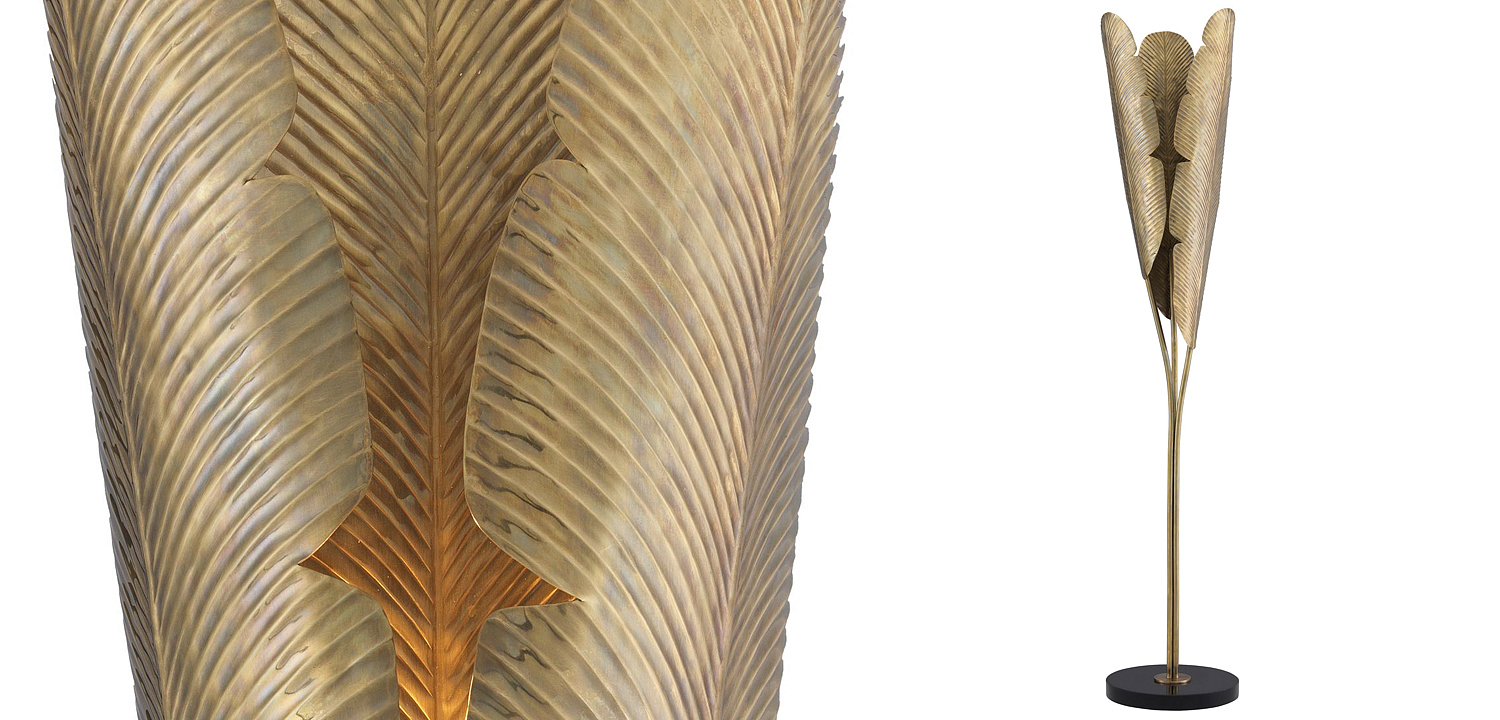 Торшер Eichholtz Floor Lamp Plantain Торшер Eichholtz Floor Lamp Plantain - Loft-Concept в Твери