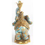 Фарфоровый подсвечник Слон с эмоцией Fluens варинант исполнения - 5 | Loft Concept в Твери