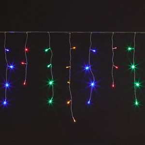 Гирлянда Бахрома с Цветными светодиодами