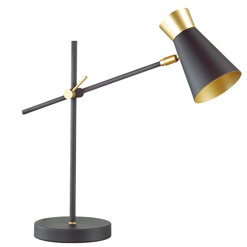 Настольная лампа Gold Secret Table Lamp Черный Золотой Настольная лампа Gold Secret Table Lamp Черный Золотой в Твери | Loft Concept