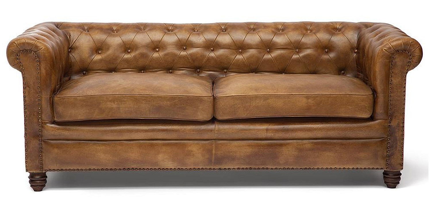 Диван кожаный Buffalo Leather Sofa Triple Диван кожаный Buffalo Leather Sofa Triple - Loft-Concept в Твери