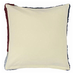 Чехол на подушку с рисунком серо-синего цвета Elan Textured варинант исполнения - 2 | Loft Concept в Твери