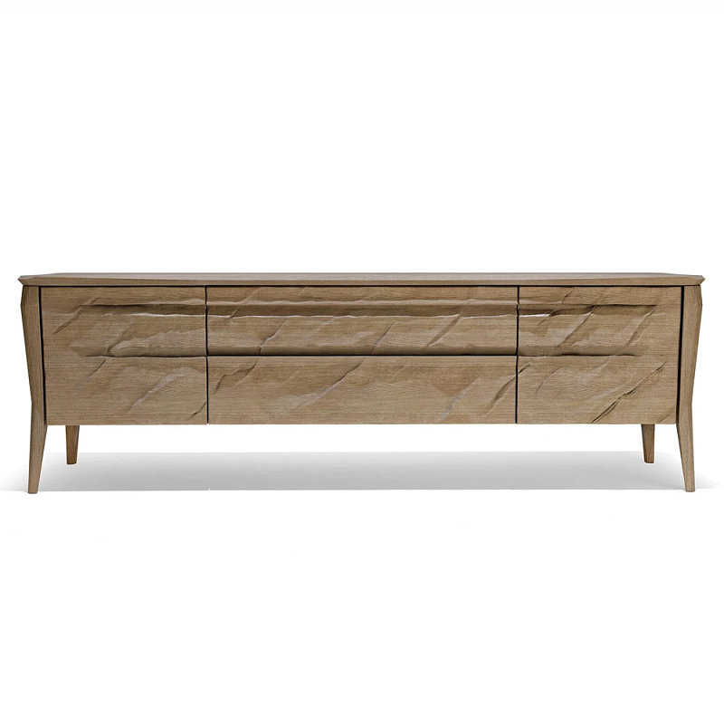 ТВ тумба 2 двери и 2 выдвижных ящика Tasteful Furniture Венге Светлый дуб ТВ тумба 2 двери и 2 выдвижных ящика Tasteful Furniture Венге Светлый дуб в Твери | Loft Concept