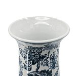 Ваза с классическим узором шинуазри синего цвета Blue & White Ornament  варинант исполнения - 2 | Loft Concept в Твери