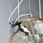 Люстра каскадная с 9-ю разноцветными стеклянными плафонами Kaleido варинант исполнения - 8 | Loft Concept в Твери