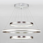 Люстра Light Ring Vertical Silver 5 колец серебро варинант исполнения - 4 | Loft Concept в Твери