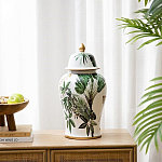 Ваза из фарфора с ручной росписью Leopard Collection  варинант исполнения - 4 | Loft Concept в Твери