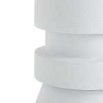 Приставной стол из искусственного камня Chess White варинант исполнения - 2 | Loft Concept в Твери