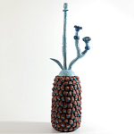 Статуэтка тропический фрукт Pandora Tropical Fruit Brown Blue Flowers варинант исполнения - 2 | Loft Concept в Твери