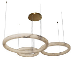 Люстра с 3-мя кольцами из натурального камня Minerals of Light варинант исполнения - 5 | Loft Concept в Твери