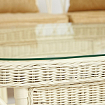 Комплект уличной мебели из ротанга Clara белый варинант исполнения - 11 | Loft Concept в Твери