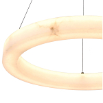 Люстра круглая с цельным каменным корпусом Unbreakable Stone варинант исполнения - 7 | Loft Concept в Твери