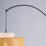 Торшер с декоративным поясом из плетеного бамбука Biuloggicu варинант исполнения - 3 | Loft Concept в Твери