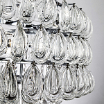 Люстра с хрустальными подвесками в виде капель Antoine Crystal Drops Chrome Chandelier 16 варинант исполнения - 3 | Loft Concept в Твери