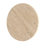 Бра с круглым плафоном из травертина Shaw Marble Lighting варинант исполнения - 4 | Loft Concept в Твери