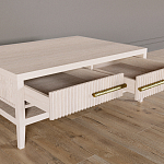 Кофейный стол Primo с двумя ящиками Светлый дуб варинант исполнения - 7 | Loft Concept в Твери