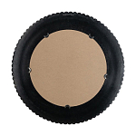 Зеркало круглое с текстурированным дизайном рамы Helios варинант исполнения - 3 | Loft Concept в Твери