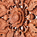 Панно из дерева квадратное Novala Panel With Trees варинант исполнения - 2 | Loft Concept в Твери