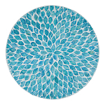 Столик с инкрустацией с перламутровым узором Flower Blue варинант исполнения - 2 | Loft Concept в Твери