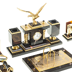 Настольный письменный набор из яшмы и долерита в подарочной упаковке Manager Organizer варинант исполнения - 2 | Loft Concept в Твери