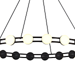 Люстра кольцевая с круглыми светодиодными источниками света Maxine Light варинант исполнения - 5 | Loft Concept в Твери