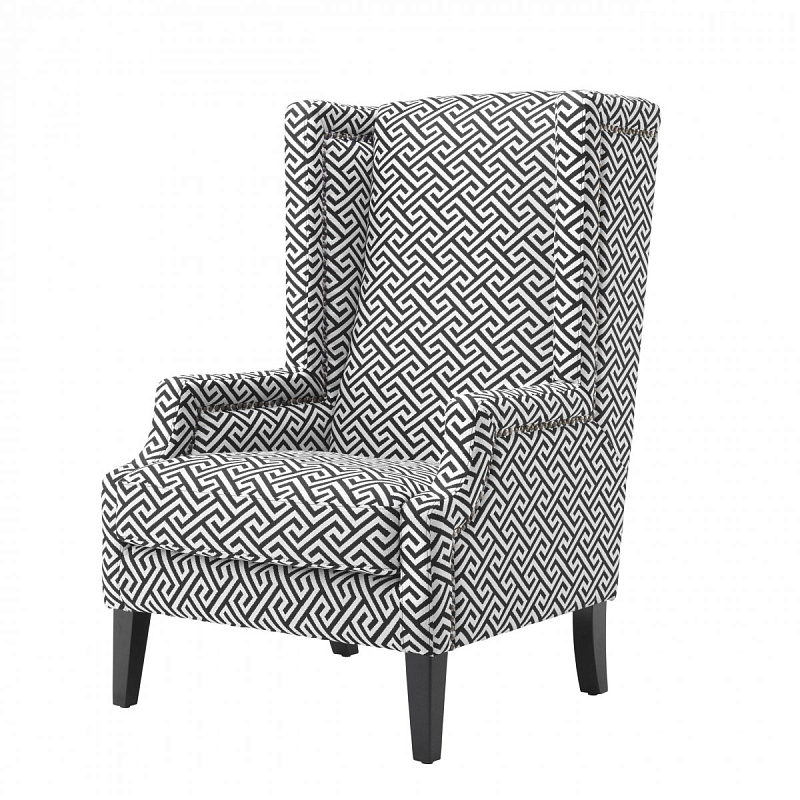 Кресло Eichholtz Chair Eleventy Черно-белый Кресло Eichholtz Chair Eleventy Черно-белый в Твери | Loft Concept