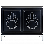 Черный комод в стиле арт-деко Luciano варинант исполнения - 1 | Loft Concept в Твери