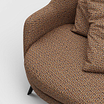 Мебельная ткань Шенилл терракотовый цвет 142 см T4-58 варинант исполнения - 4 | Loft Concept в Твери