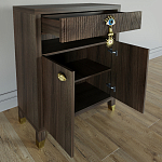 Комод Elsa Dreams Walnut Двухстворчатый  варинант исполнения - 1 | Loft Concept в Твери