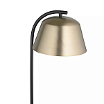 Торшер на изогнутом основании в сочетании черного и золотистого цвета Stable Base варинант исполнения - 2 | Loft Concept в Твери