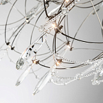 Люстра с каркасом из тонких металлических нитей и хрустальными подвесками Crystal Metal Threads Chandelier 100 варинант исполнения - 2 | Loft Concept в Твери
