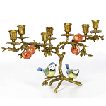 Бронзовый подсвечник на 7 свечей Eden Garden варинант исполнения - 2 | Loft Concept в Твери