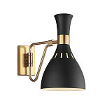 Бра с плафоном в форме песочных часов с узкими перфорированными отверстиями Feiss варинант исполнения - 1 | Loft Concept в Твери