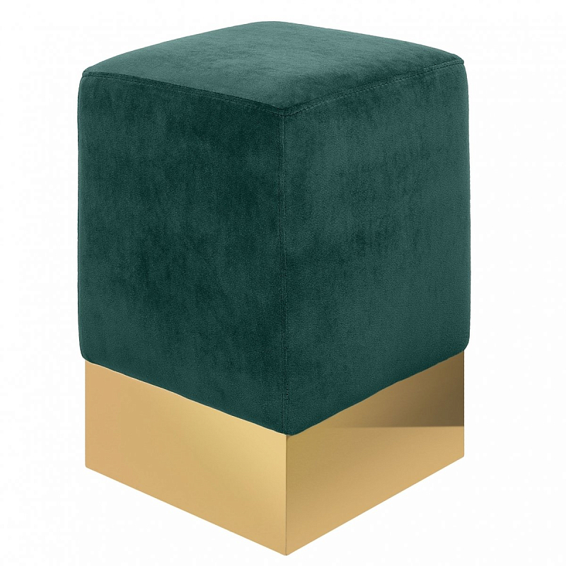 STELLA STOOL Зеленый пуф Золотой Малахит (зеленый) STELLA STOOL Зеленый пуф Золотой Малахит (зеленый) в Твери | Loft Concept