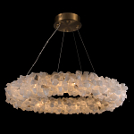 Люстра кольцевая из натурального горного хрусталя Harmonious Crystal Circles варинант исполнения - 1 | Loft Concept в Твери