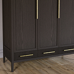 Большой Шкаф Primo Темный орех с 3 дверьми и 3 выдвижными ящиками варинант исполнения - 3 | Loft Concept в Твери